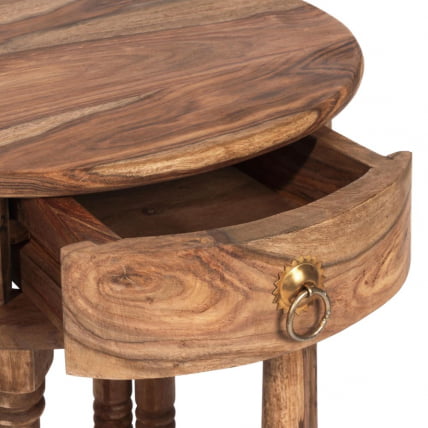 Кофейный стол Бомбей - 1149 палисандр, 45*45*60 см, Натурал тинтед (натуральный тонированный) / Natural tinted_6