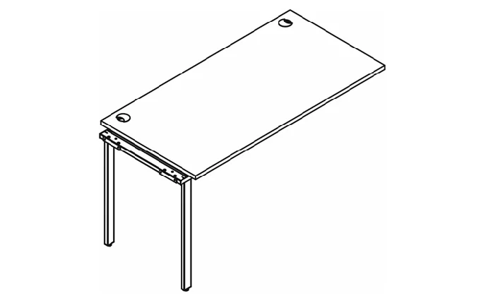 Приставка к рабочей станции КСТЕН ГЛОСС КСИГСТ 1670 Легно Темный / XTEN GLOSS XIGST_0