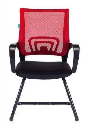Кресло для посетителя Бюрократ CХ-695Н-АВ Красный / CH-695N-AV_1