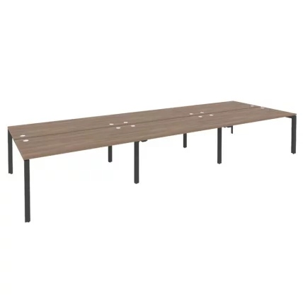 Рабочая станция на П-образном м/к ОНИКС О.МП-Д.РС-6.4.8 Дуб Аризона/Антрацит / ONIX O.MP-D.RS-6.4.8_0