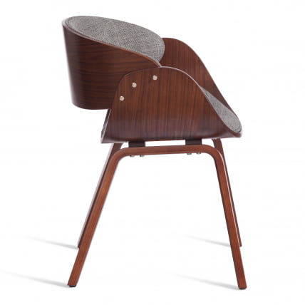 Стул ЛАНДО (мод.8036) дерево / ткань, 59х53х75 см, орех/серый, Аимкаса 28 / LANDO (mod.8036) Aimcasa_1