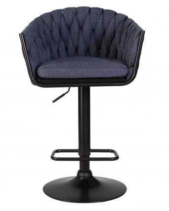 Стул барный ДОБРИН ЛЕОН Синяя ткань ЛАР-275-29 / DOBRIN LEON LAR-275-29_5