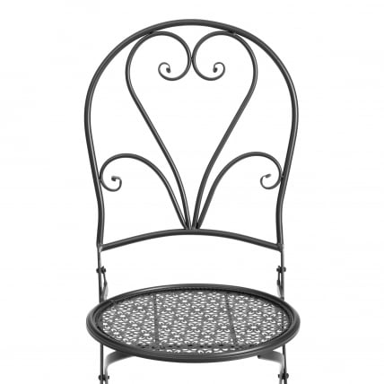 Стул Лове Чаир (ПЛ08-11140) стальной сплав, черный, 40х47,5х94 см / Love Chair (PL08-11140)_6