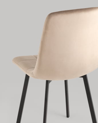 Стул Чиллй велюр мокка 4 шт. / Chilly_7