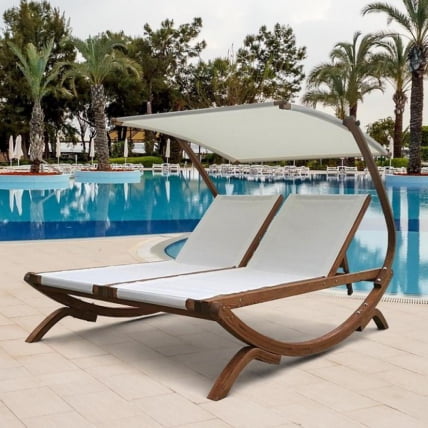 Шезлонг-лежак Мальта АФМ-510C Вхите / AFM-510C White_2