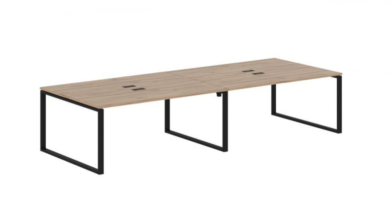 Бенч-система ЕДИС ЕКВСТ 3513 Дуб Денвер светлый Черный / EDIS EQWST_0