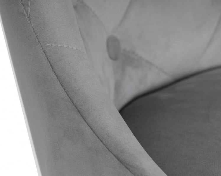 Стул барный ДОБРИН ДЖОСЕПХ БЛАCК (серый велюр (МДЖ9-75)) / DOBRIN JOSEPH BLACK (MJ9-75))_7