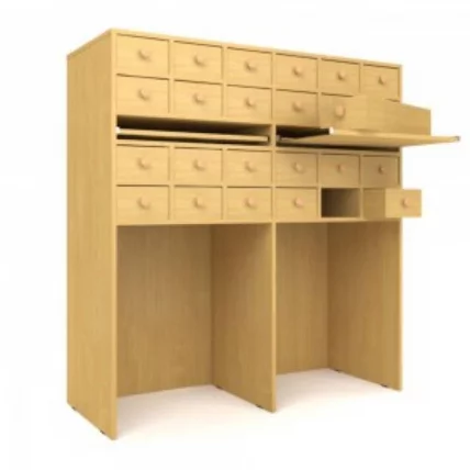 Шкаф картотечный 2-секционный АЛц.ШдК-24_1