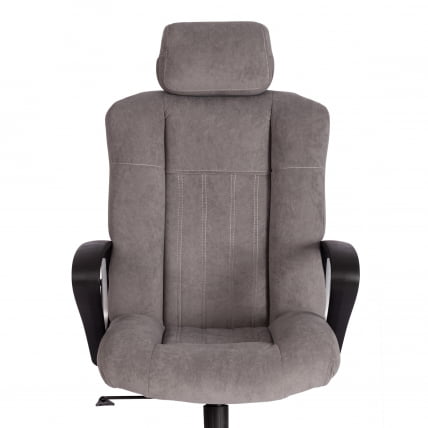 Кресло ОКСФОРД хром флок , серый, 29 / OXFORD_5