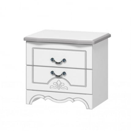 Тумба прикроватная Лотос 04 Белый жемчуг_0