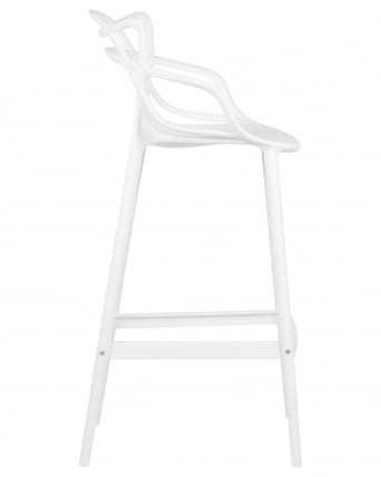 Стул барный ДОБРИН МАСТЕРС БАР Белый В-02 / DOBRIN MASTERS BAR W-02_2