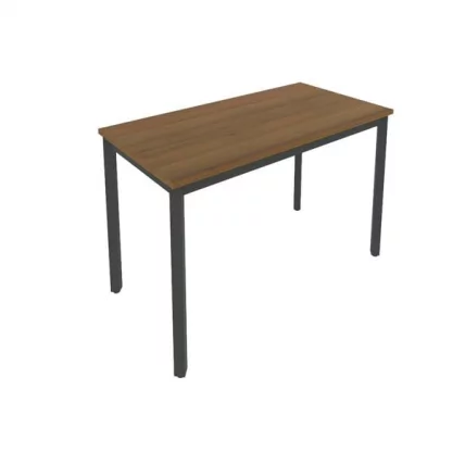 Стол письменный на металлокаркасе СЛИМ СЙСТЕМ С.СП-4.1 Орех-Антрацит / SLIM SYSTEM_0