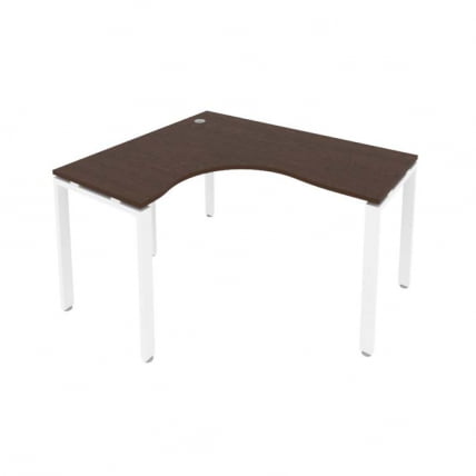 Стол письменный МЕТАЛ СЙСТЕМ Б.СА-3 Л Венге/Белый / METAL SYSTEM_0