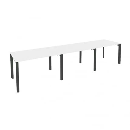 Рабочая станция на П-образном м/к ОНИКС О.МП-РС-3.2.8 Белый Бриллиант/Антрацит / ONIX O.MP-RS-3.2.8_0