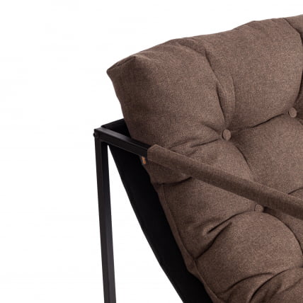 Кресло Чарли/Чарли рогожка, коричневый, 3М7-147, 70х70х84 см / Charli/Чарли_11