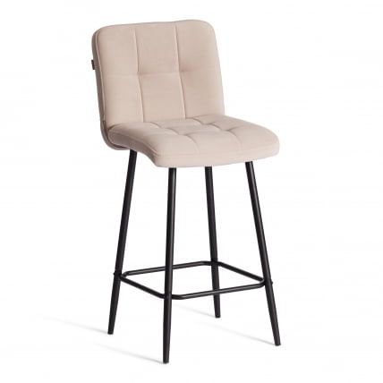 Полубарный стул Медео/Медео велюр, бежевый, 7, 42х56х102 см / Medeo/Медео_0