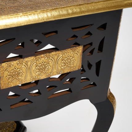 Столик Сеcрет Де Маисон ФУМО ( мод. НД-027) дерево манго, 38кс46, этническая роспись / Secret De Maison FUMO mod. ND-027) 38x46,_2