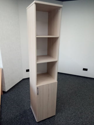 Шкаф высокий полуоткрытый Глассй 6.19.12Пр Туя / Glassy_5