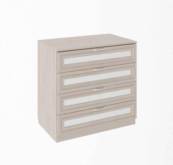 Комод Остин Модуль №6 Ясень шимо светлый/белый_0