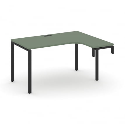 Стол-надставка на опорную тумбу (правый) CОНCЕПТ CН.ОСАН-002(Р) Кобо Черный / CONCEPT CN.OSAN-002(R)_0