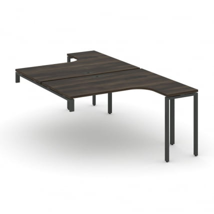 Рабочая станция-надставка на опорные тумбы CОНCЕПТ CН.ДСАН-003 Дуб Мали Антрацит / CONCEPT CN.DSAN-003_0