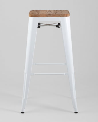 Стул барный ТОЛИКС ВООД Белый глянцевый / TOLIX WOOD_2