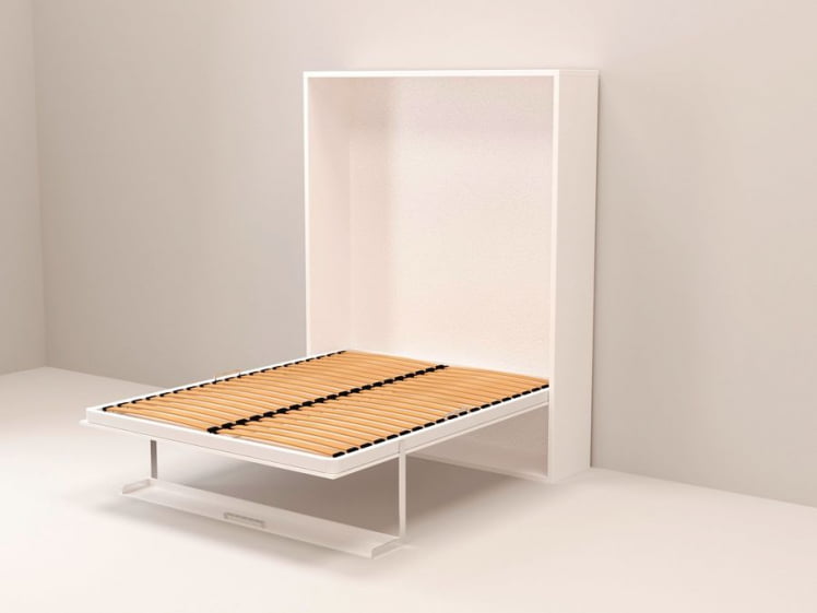 Кровать-трансформер Смарт 1 откидная К 1600 Белая шагрень_1