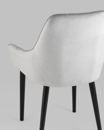 Стул Джоан велюр Светло-серый_6