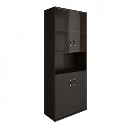 Шкаф высокий широкий Рива А.СТ-1.4 Венге Цаво / Riva_0