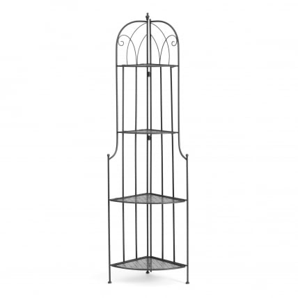 Этажерка угловая Сеcрет Де Маисон Николе (ПЛ08-10338) стальной сплав, черный, 48х33х159 см / Secret De Maison Nicole (PL08-10338)_2