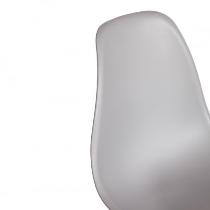 Стул CИНДЙ (ЕАМЕС) (мод. 1801) дерево бук/металл/сиденье пластик, 45кс51кс82 см, Лигхт грей (светло-серый) / CINDY (EAMES) (mod. 45x51x82 Light grey_6