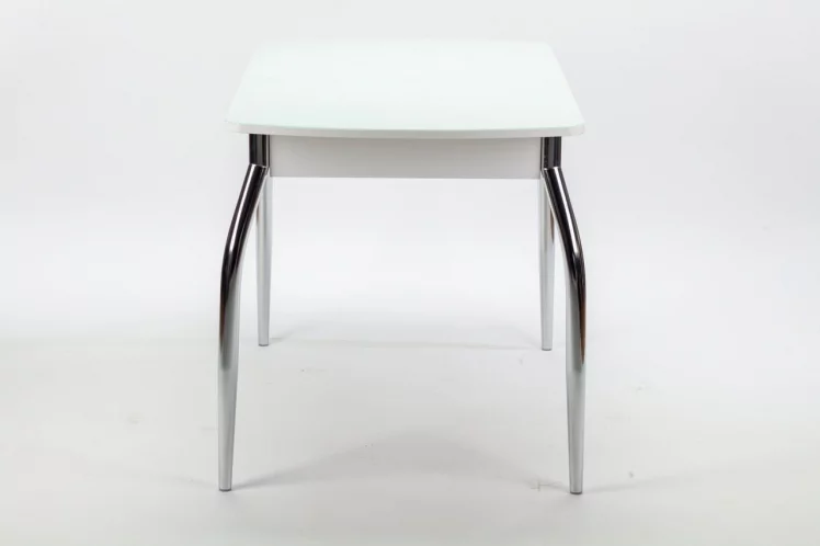 Стол обеденный Чикаго СТ(6191) белый,стекло белое_4