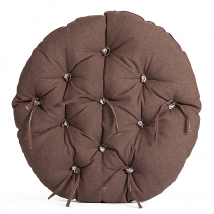 Кресло CЛОУДЕ ХОМЕ рогожка/металл, 97х98х90-96см, коричневый, 3М7-147 / CLOUDE HOME_7