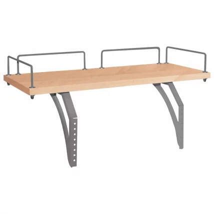 Полка задняя к столам Полка_з 1/600 (Полка_з 7/600) Клен Серый / Polka_z (Polka_z_0