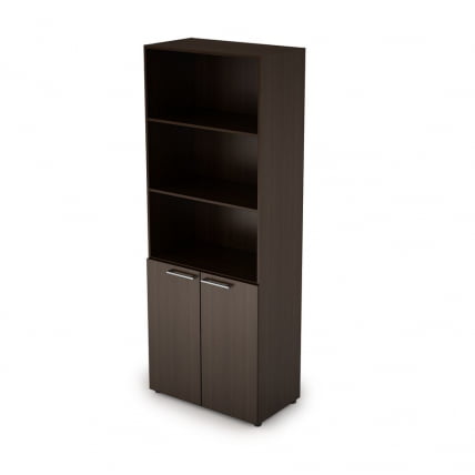 Шкаф стеллаж высокий полузакрытый ТАИМ-МАКС 4Ш.005.2 Венге / TAIM-MAX_0