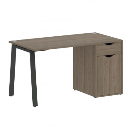 Стол письменный ХОМЕ ОФФИCЕ ВР.СП-3-138.1.А Вяз Благородный/Антрацит металл / HOME OFFICE VR.SP-3-138.1.A_0