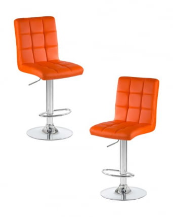 Стул барный ДОБРИН КРУГЕР (оранжевый) 2 шт / DOBRIN KRUGER_0
