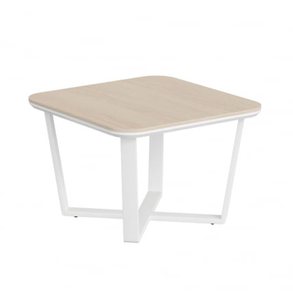 Стол журнальный Лине СФ-571608.1 Дуб светлый Белый / Line_0