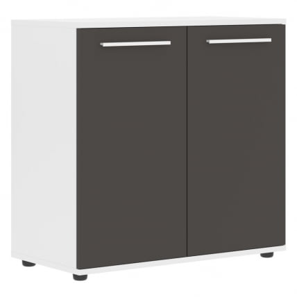 Шкаф с глухими малыми дверьми ЕДИС ЕЛCС 85.1 Мокко Белый Белый / EDIS ELCS_0