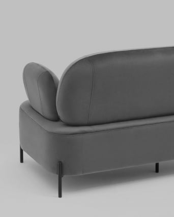 Диван Кэнди велюр Серый_5