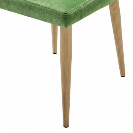 Стул Ален зеленый/нат.дуб / Alen_3