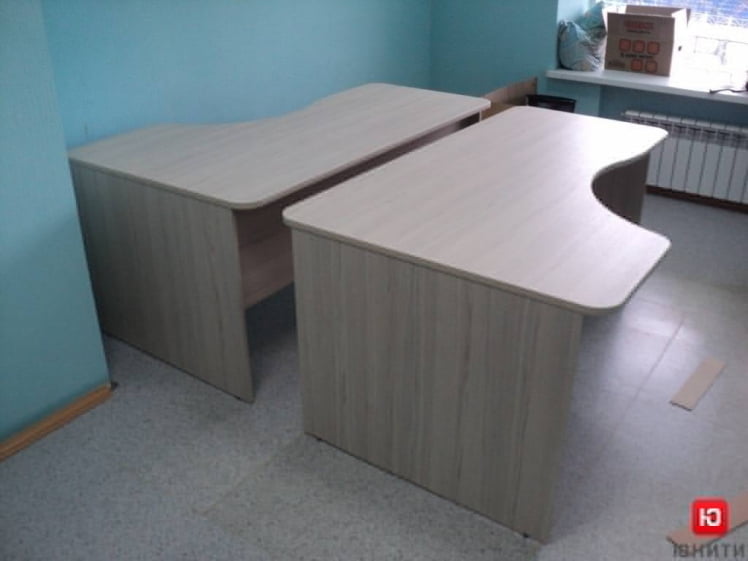 Стол угловой Глассй 1.14.16Пр Туя / Glassy_1