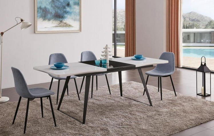 Стол-трансформер ДТ-93 Белый/Черный / DT-93_5