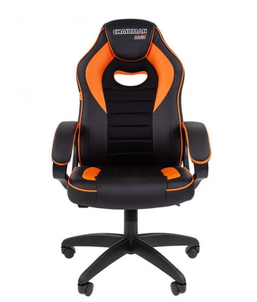 Кресло геймерское CХАИРМАН ГАМЕ 16 Черный Оранжевый / CHAIRMAN GAME_2