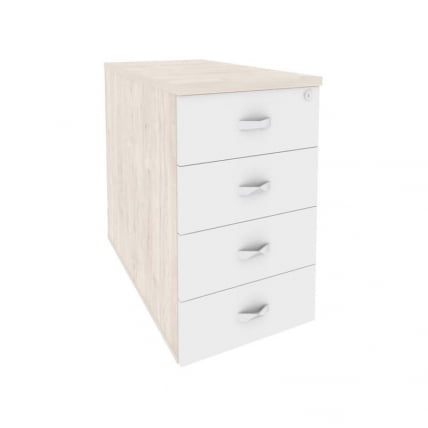 Тумба приставная / опорная ОНИКС О.ТПО-1.8 Денвер Светлый/Белый / ONIX O.TPO-1.8_0