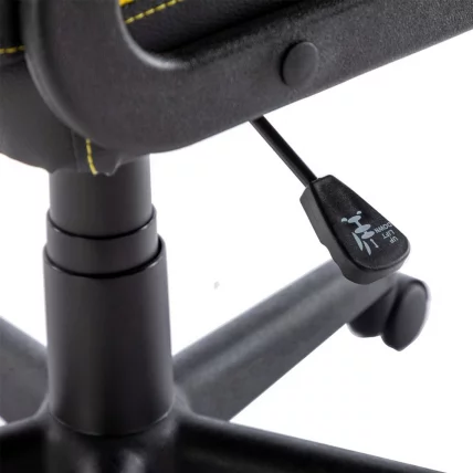 Кресло компьютерное БРАБИКС Стрипе ГМ-202 экокожа Черный-желтый / BRABIX Stripe GM-202_7