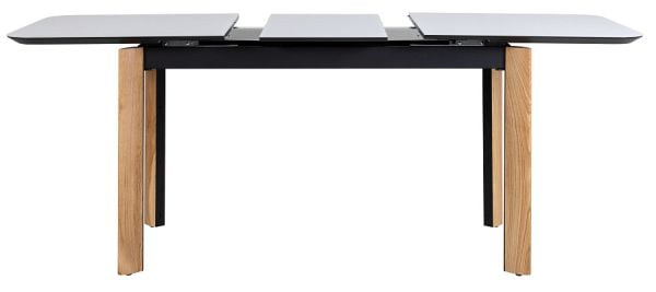 Стол раскладной Комби Гласс 120-150 Аутоматиc Натур/Лигхт матте гласс / Combi Glass Automatic Natur/Light matte glass_9