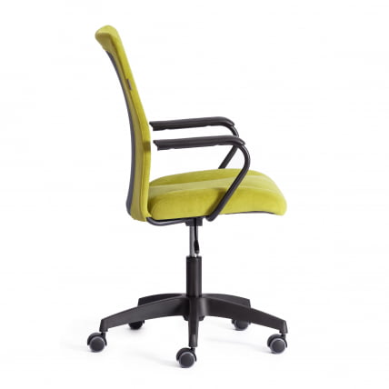 Кресло СТАФФ флок/ткань, олива/серый, 23/В-12 / STAFF 23/W-12_1