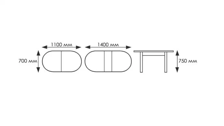 Стол обеденный Универсальный 32мм ХРОМ мет.напр. 3 кат. 105 8508  круги ЛДСП серый_3