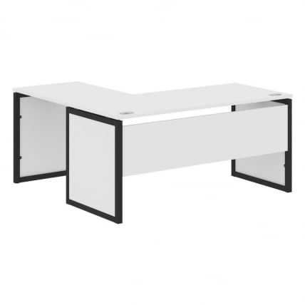 Стол письменный угловой правый КСТЕН-КП КСКПCТ 1615 Р Белый Антрацит / XTEN-QP XQPCT R_0